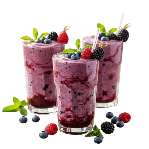 Frutas vermelhas saborosas